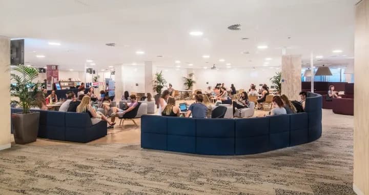 The Club Lounge, is a great spot to stop in and meet friends or relax between classes