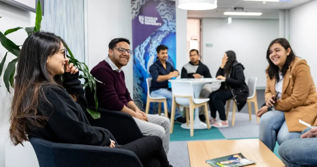 Student kitchenette and lounge on level 9