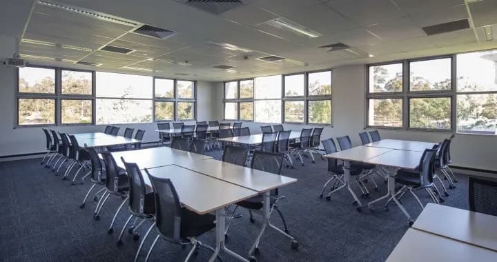 The classrooms are designed to create a comfortable and inviting atmosphere promoting concentration and engagement