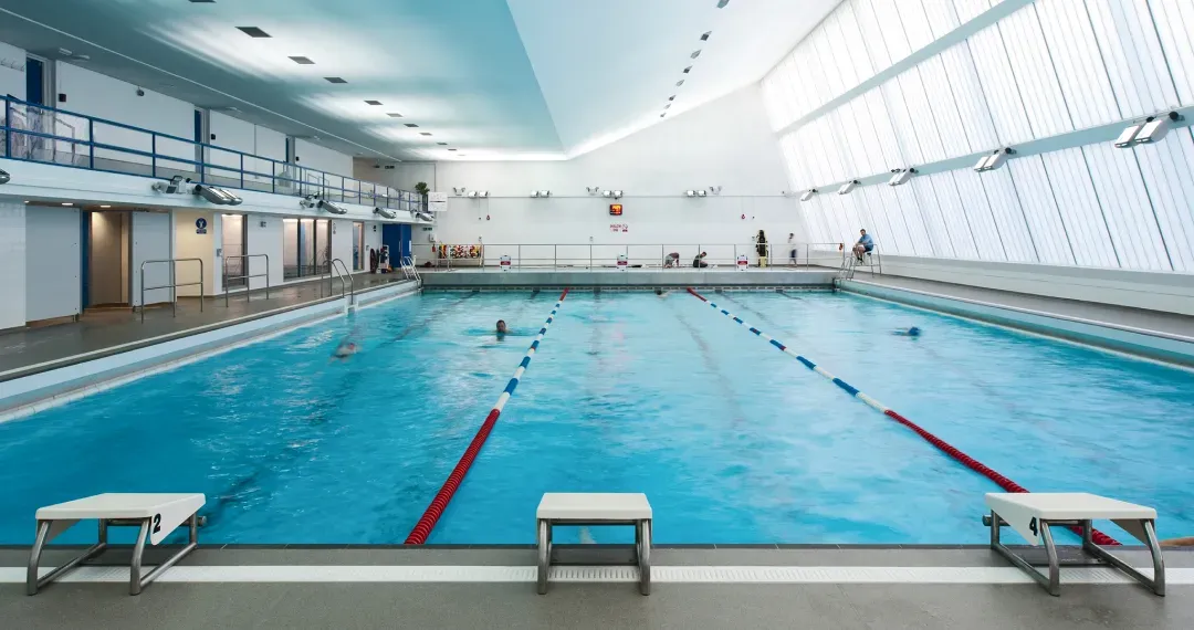 Swimming Pool features a 25-meter, six-lane suitable for both casual swimmers and train session