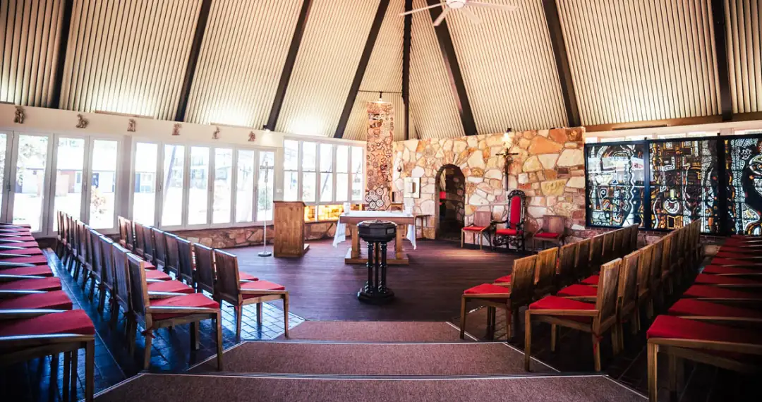 The Nulungu Chapel central place of worship and community gathering for students and staff