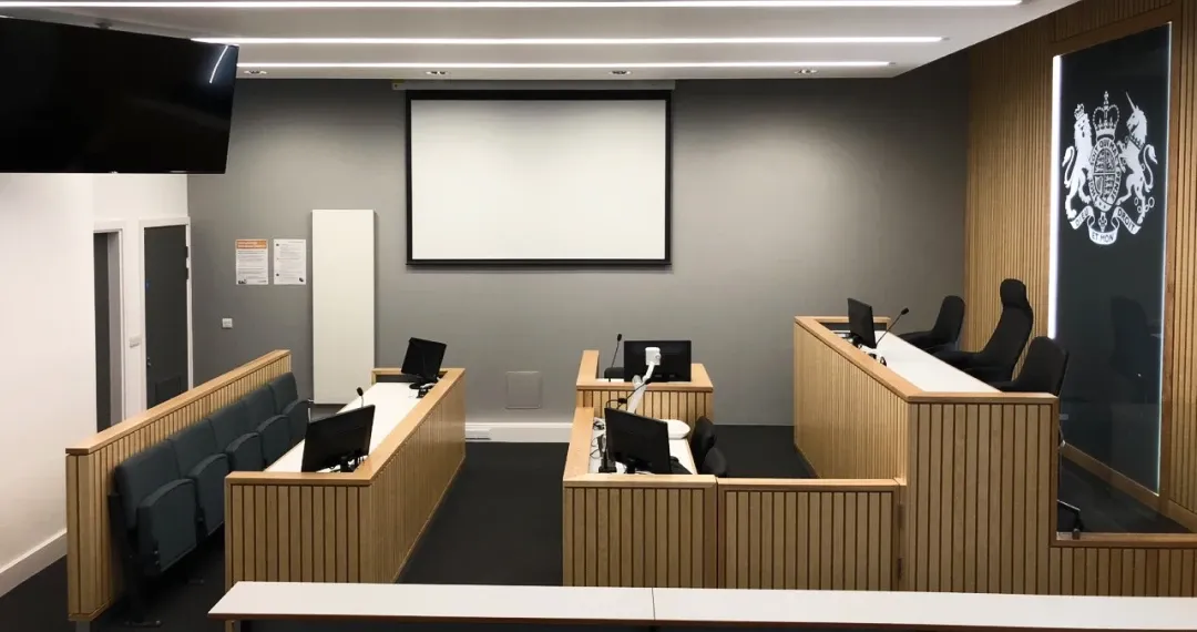 Moot Court dedicated space for law students to practice mock trials, advocacy, and legal arguments in courtroom setting