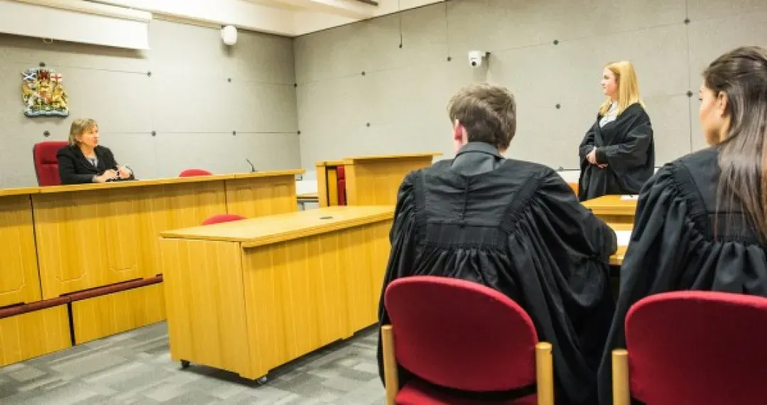 Mock Court Room helps students learn courtroom etiquette, procedures, and advocacy skills