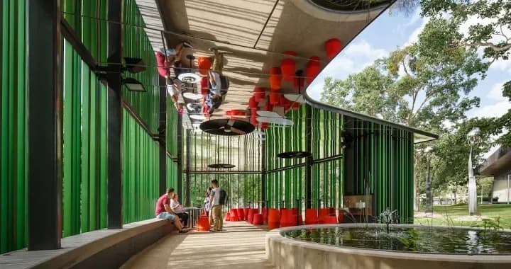 Study & meet your friends at safe wild nature area, help to boost quality of study