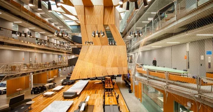 The Brian Lewis Atrium, MSD (Melbourne School of Design) Building
