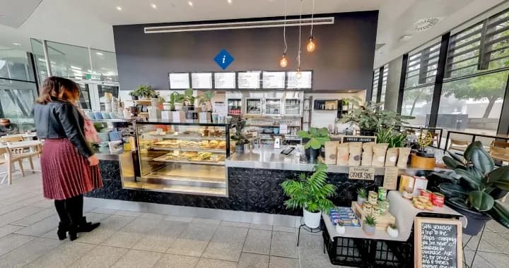 Relax and grab a cup pf coffee at our on-campus cafe at Brightside Deli