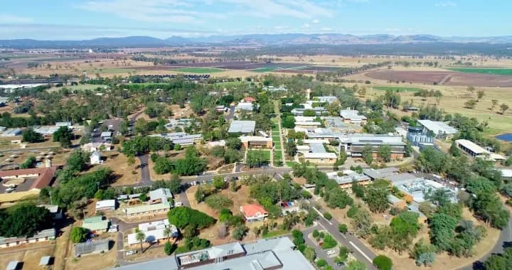 Aerial view of the UQ Gatton campus