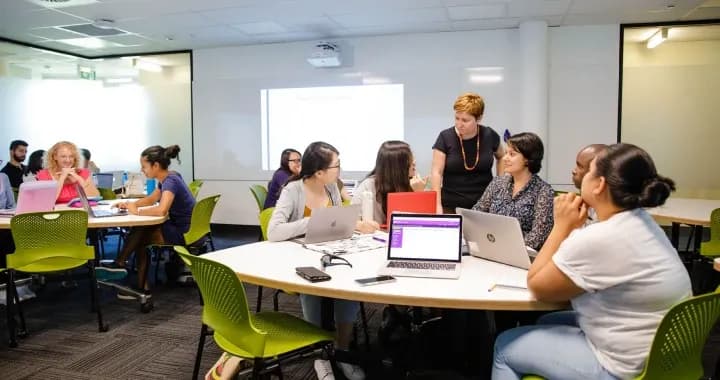Collaborative room in the Public Health Building