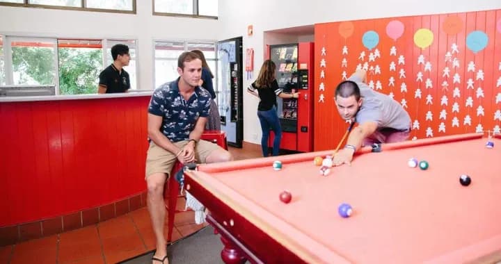 Common room in the Halls of Residence