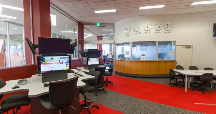 Curtin Business School Building 407, This building contains numerous classrooms, study areas and offices