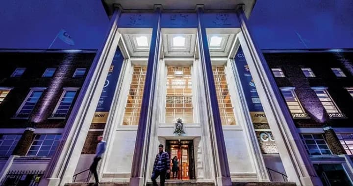 Dagenham is the university’s first London location, and uses the former Civic Centre in Barking and Dagenham, East London.