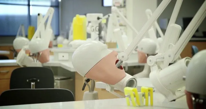 Dental Clinical Simulation Laboratory serves as a pre-clinical training environment for students
