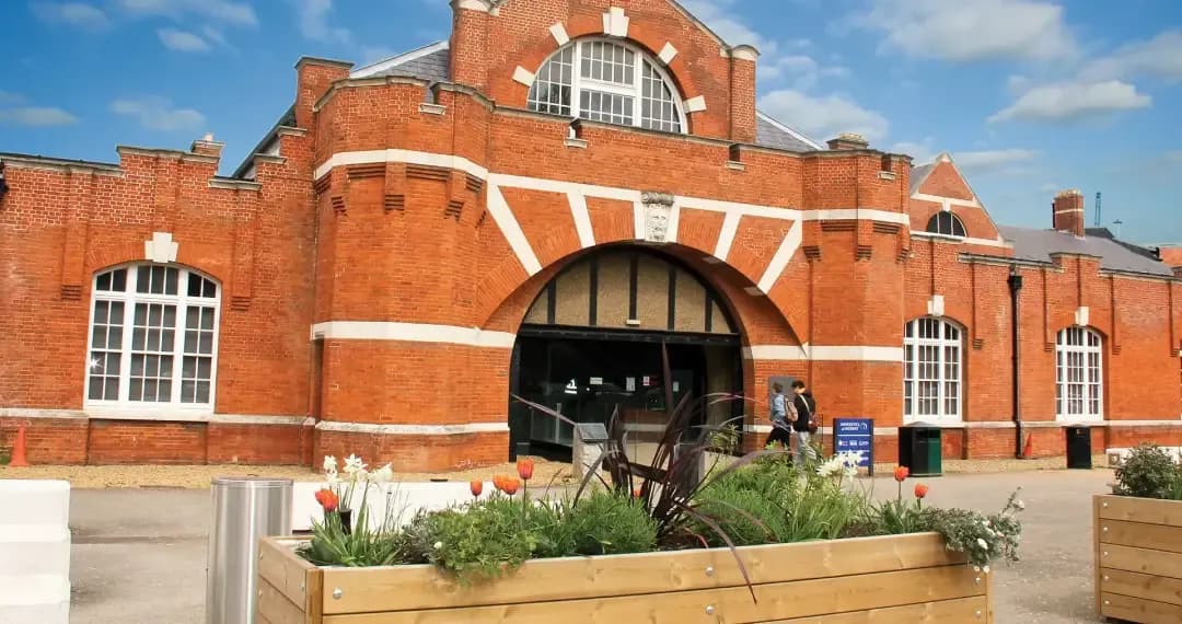 The Drill Hall library is full of books, PCs, study spaces, and a much needed cafe for study break.