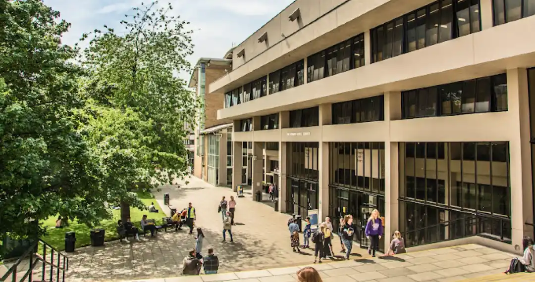 The Edward Boyle Library is one of the largest and most prominent libraries at the University of Leeds