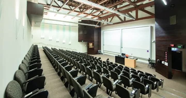 ES Meyers Lecture Theatre in the Mayne Medical School building