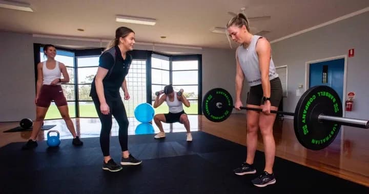 Group Training Studio where we host a variety of group fitness classes for you to enjoy