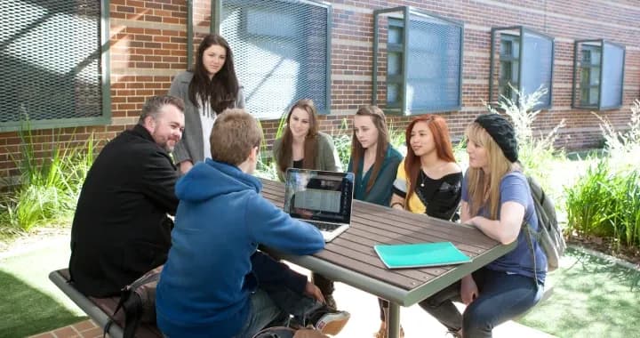 Front campus, have foyer for student to gather and chill out with their friends