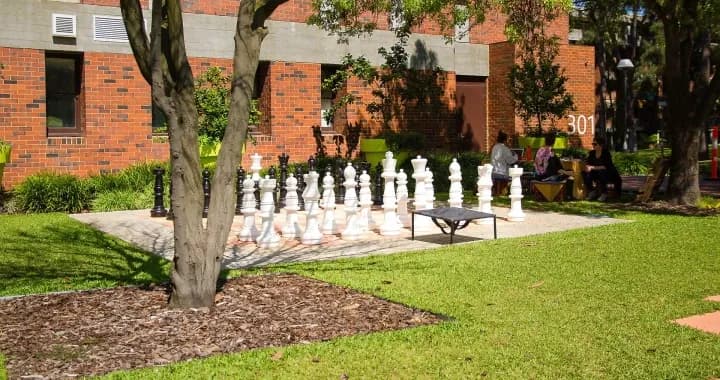 Giant Chess, hidden around campus and our grounds are always open