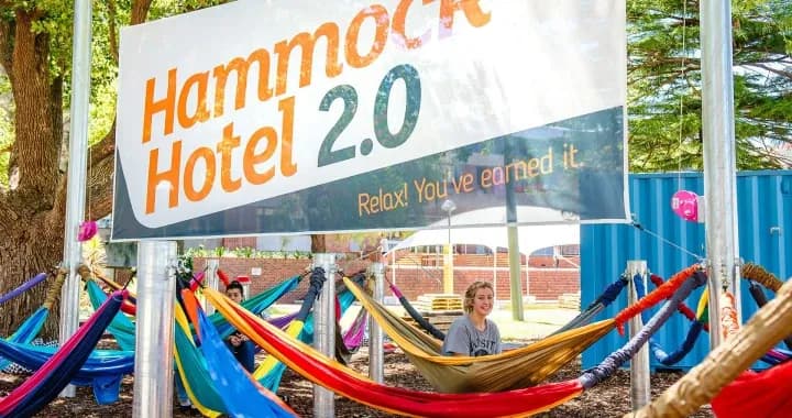 Enrich your Curtin adventure with the following hammock hotel hidden treasures