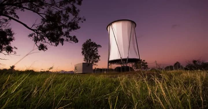 The Hybrid Cooling Tower, UQ Geothermal Centre