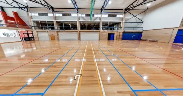 Mawson Lakes Sports Centre has 2 multi-sport courts and 3 squash courts available for use during selected times