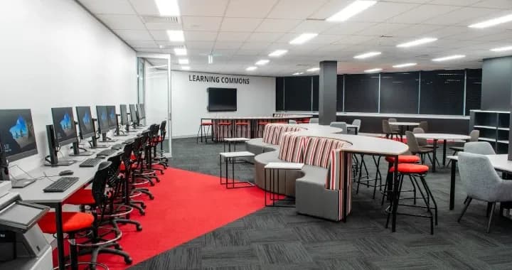 The learning commons is a concept where a space is used as a place for connecting learners and constructing knowledge