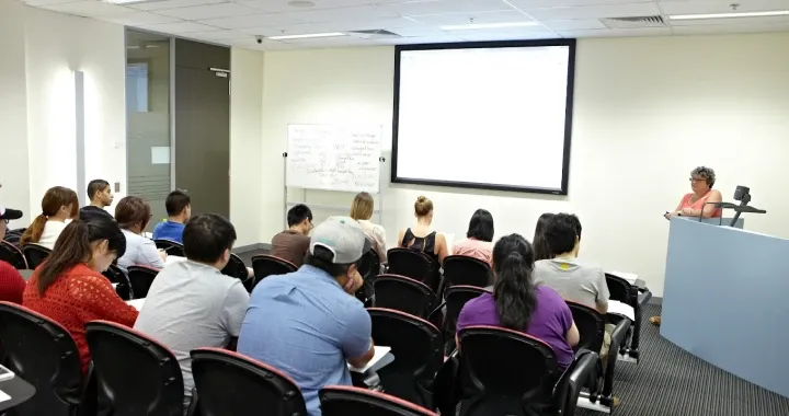 CQU Melbourne Student Lecture Classroom