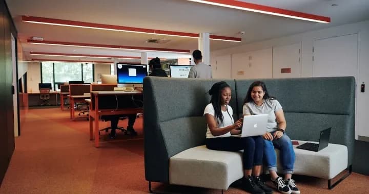 Multi functional library that have a lot of facilities and computer to freely use for student study