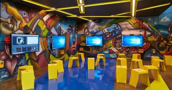 Medical School reception and workplace accommodation with interiors designed to showcase the humanity