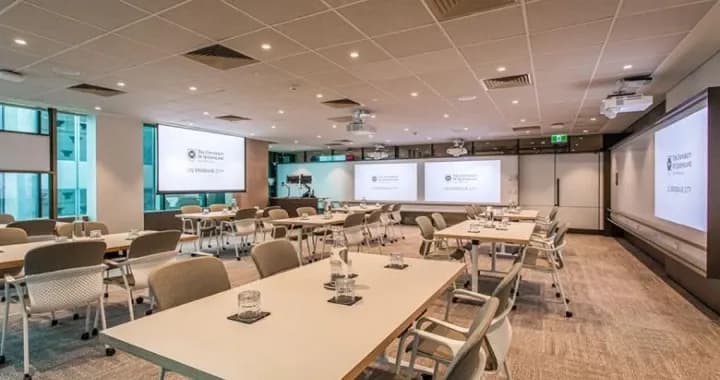 One of the meeting rooms