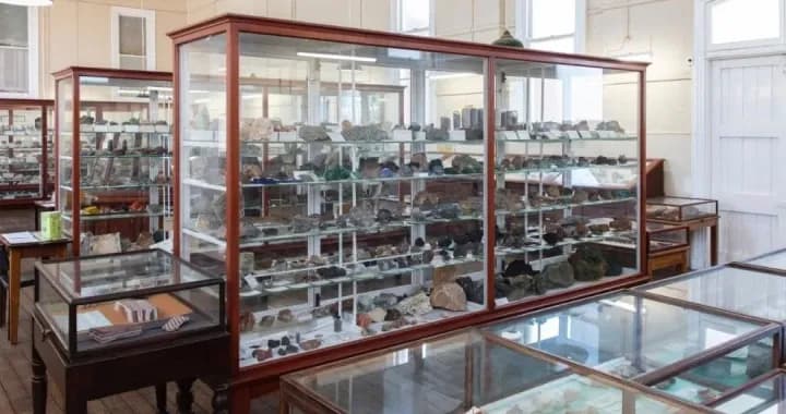 More than just rocks of the region, this collection is a learning tool, with mineral specimens from all around the world, housed in a beautiful heritage building.