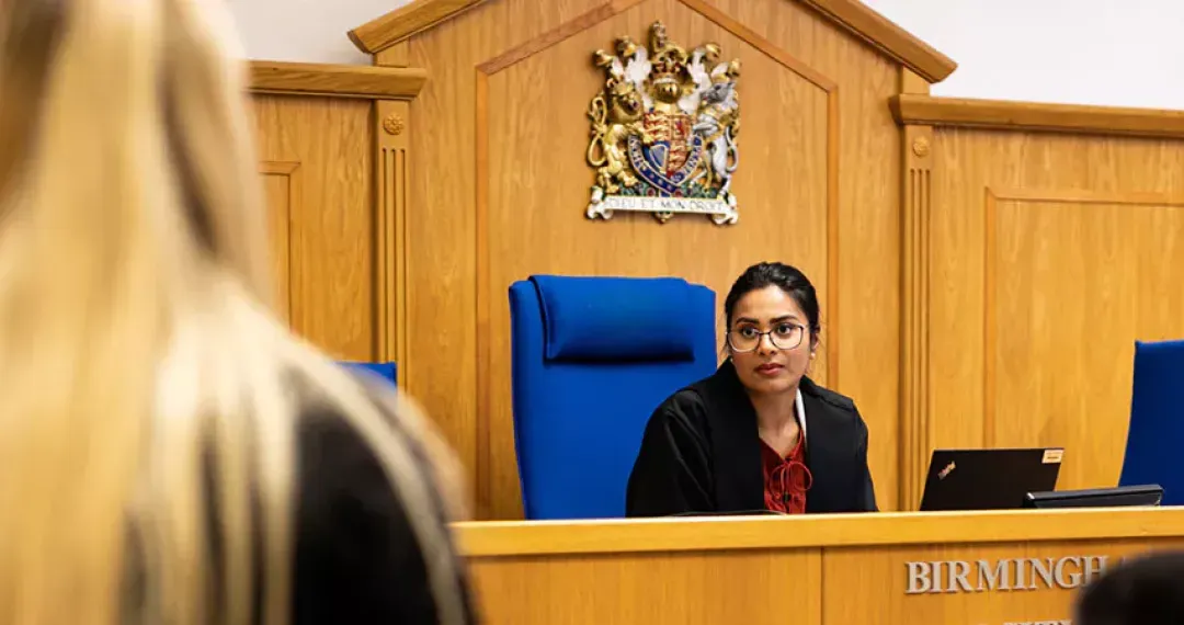 Mock Law Court designed to give law students a practical, hands-on learning experience, simulating real-world court