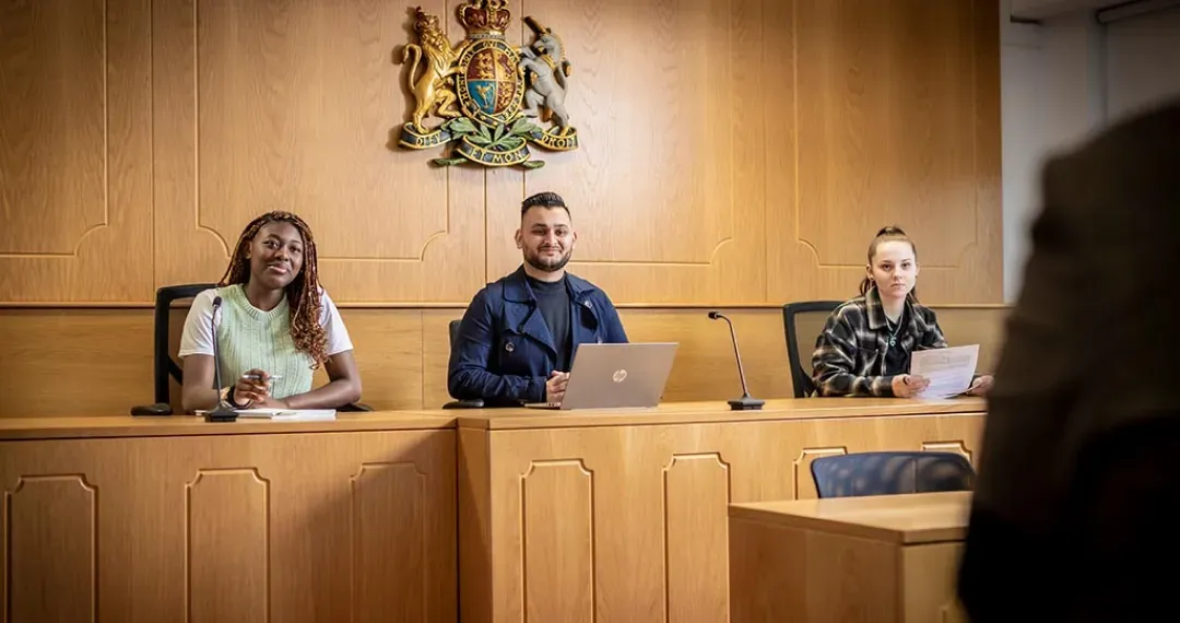 Moot Room gives our law students the chance to practice and hone their skills in a close to real-life setting
