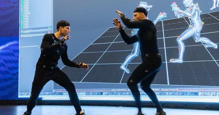 Motion capture studio in the Creative Industries Precinct