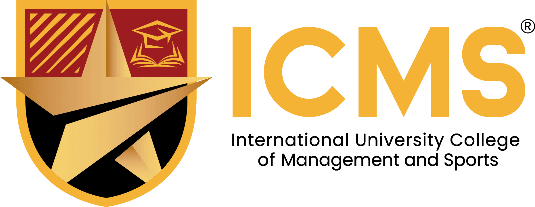 International University College of Management and Sports (ICMS) Logo