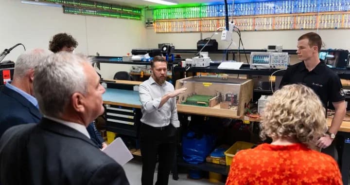 The facility utilises a living lab model to provide opportunities for our engineering students to work with industry