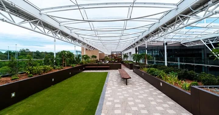 Rooftop garden, Arts Precint