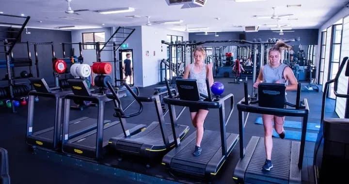 The gym and creche on campus are independently owned, they're an important part of our community