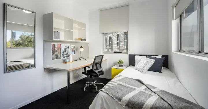 Queen studio apartment at Student One Wharf Street