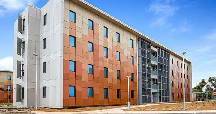 Building 709, for student accommodation and place