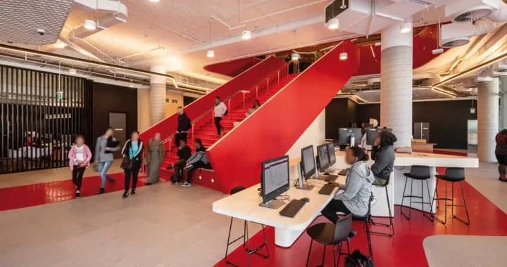 Student Central, computer was provide to student do their assignment an assessment