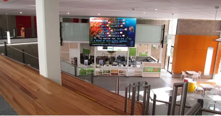 You'll find a range of food and retail options at our Kelvin Grove campus