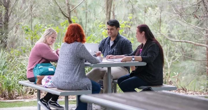 Enjoy green and calm environment while study and chatting with your friends at student foyer