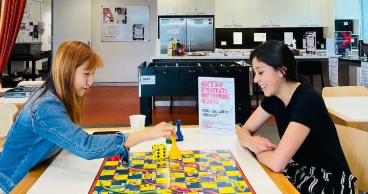 Student Lounge with Kitchen Facilities