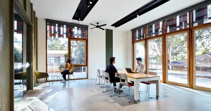 Student lounge, Gillies Hall