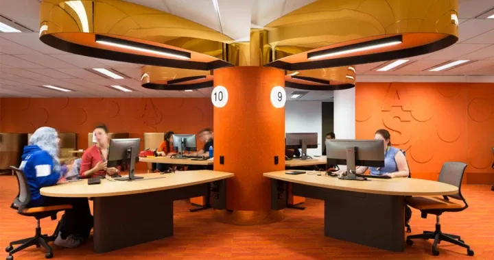 ASK La Trobe student services area. help to give information to student