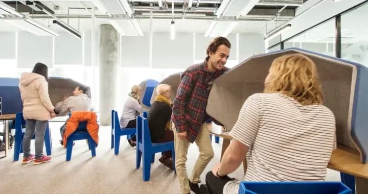 Study Pod Space, which area for student can study in silently in private hub
