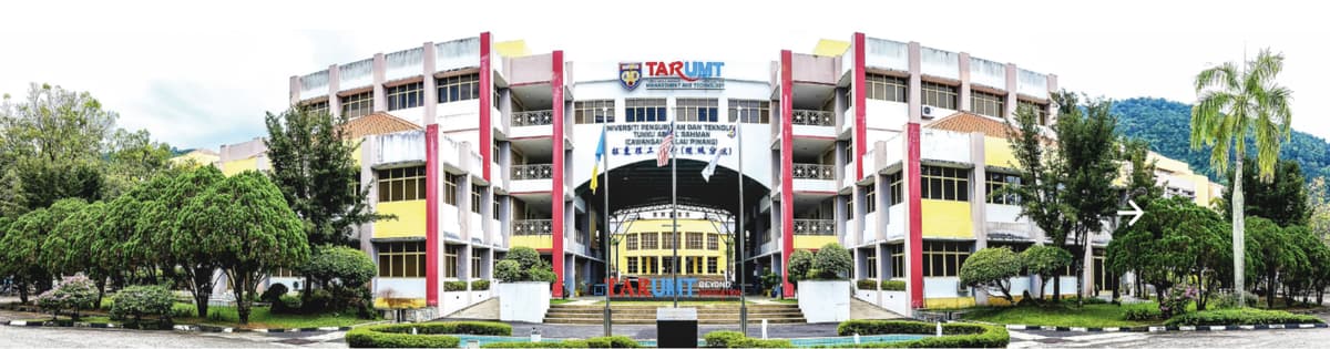 TAR UMT Tanjung Bungah campus serves lecture theatres, labs, library, student spaces, and other academic support
