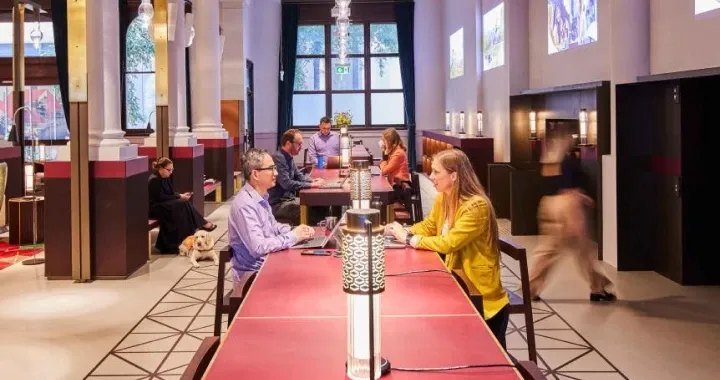 The Long Room is an open space designed to support collaborative work