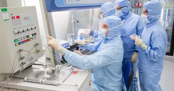 Westmead Research Hub students in a lab.
